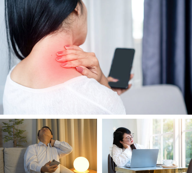 パソコン、スマホ等を長時間使用で身体や目、心に影響が出る症状